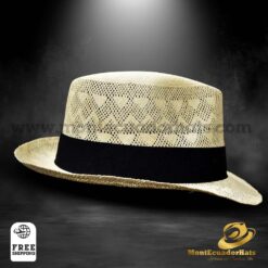 Panama Hat Montecristi Fine Hat Brazil Style Short Brim Openwork Total Unisex