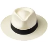 Classic Fedora Panama Hat Medium Brim Handmade in Ecuador