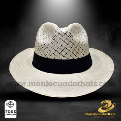 Panama hat Montecristi Fedora Style Fedora Semi Draft Unisex Hat