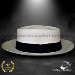 Panama Hat Unisex Plain Gambler Basin Hat