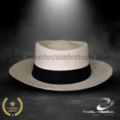 Panama Hat Unisex Plain Gambler Basin Hat