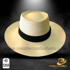 Panama Hat Montecristi Fine Hat Semi Openwork Gambler Style