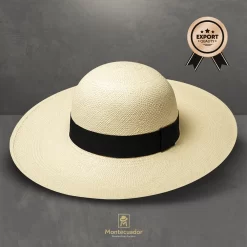 Panama Hat Coco Pavita Style Toquilla Straw For Women