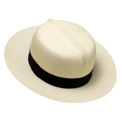 Panama Hat Golden Óptimo Montecristi Original Straw Toquilla Ecuador