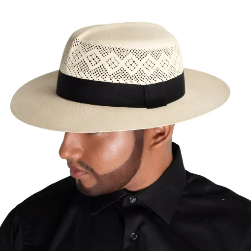 Panama Hat Optimo Ventilated Toquilla Straw Montecristi Original for Men