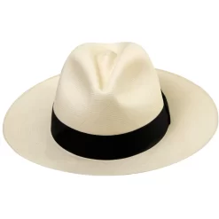 Panama Hat Original Montecristi Golden Fedora Classic Ecuador Toquilla Straw