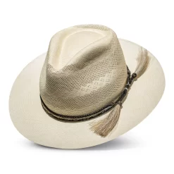 Panama Hat Original Montecristi Semi-Ventilated Borsalino Toquilla Straw