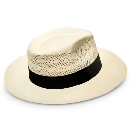 Panama Hat Semi Ventilated Ecuador Fedora Straw Toquilla Montecristi Handmade