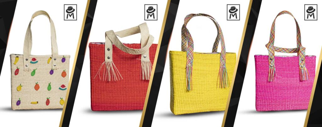 Toquilla straw handbags Summer collection