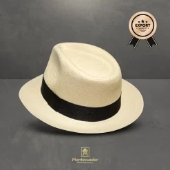 Panama Hat Short Brim Toquilla Straw Ecuador