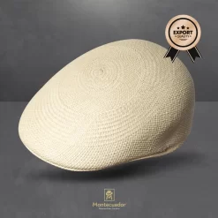 Toquilla Straw Flat Cap Handmade