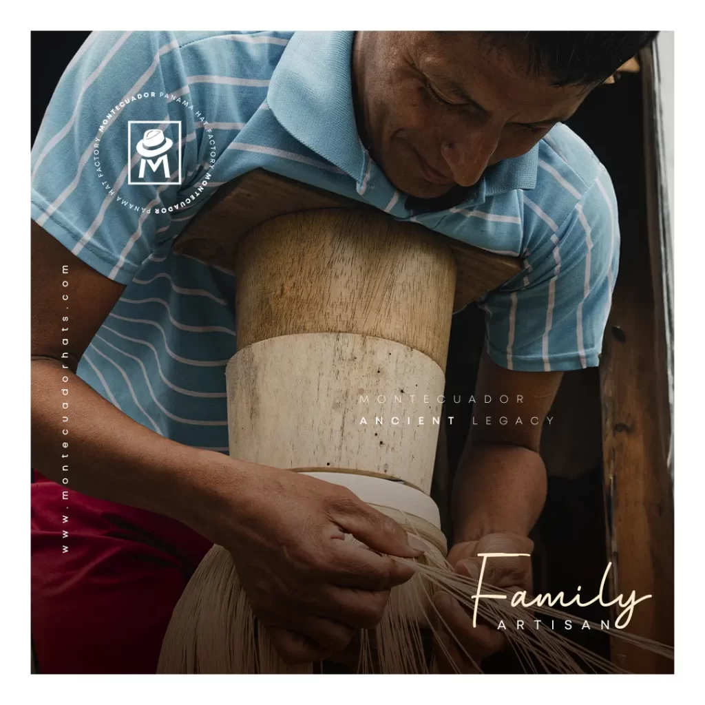 Montecristi family of artisans weavers