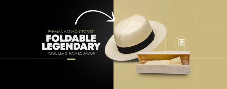 Panama Hat Montecristi Foldable Legendary Toquilla Straw Ecuador