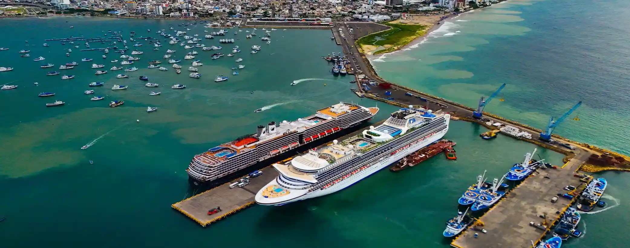 Cruise ships arriving in Manta to learn about the history of the Panama Hat, Ecuador.