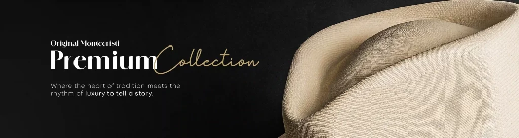 Montecristi Panama Hat Handmade Premium Golden Super Fine