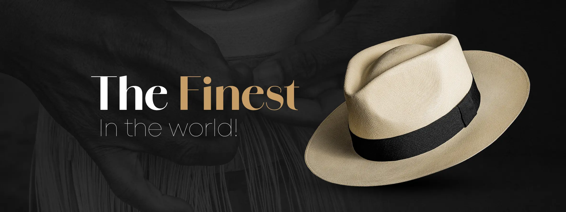 Panama Hat Fedora Ecuador Montecristi Authentic Original Super Fine Pile - The best in the world