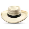 Panama Hat Gambler Chemise Ventilated Premium Roll-Up Brim