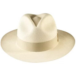 Beige Panama Hat Montecristi Band Classic Solid Color Ribbon Replacement