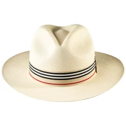 Beige Stripe Panama Hat Montecristi Band British Style Inspired Replacement Ribbon