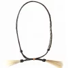 Braided Horsehair Hat Band for Cowboy and Panama Hats Handmade Decorative Cord