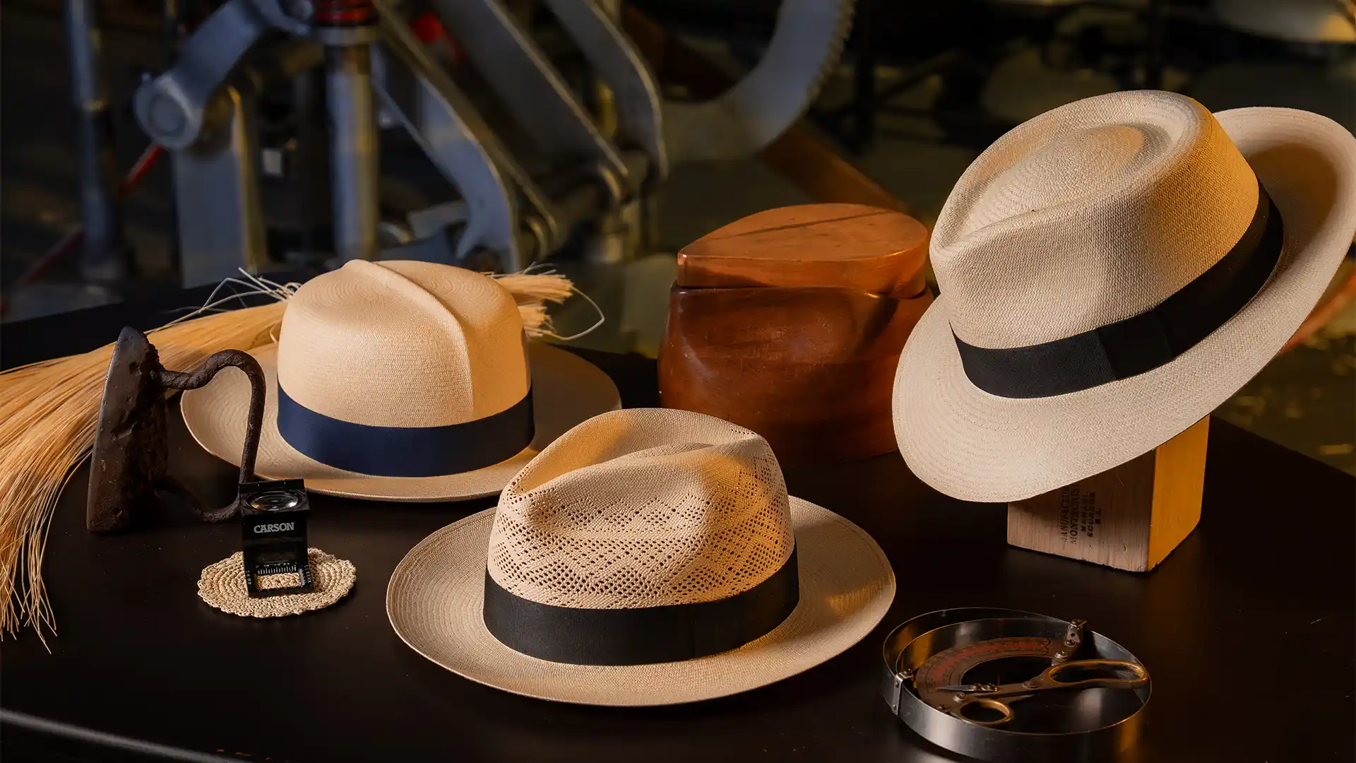 Authentic Montecristi Panama Hats Handmade in Ecuador Artisan Workshop Luxury Straw Hats