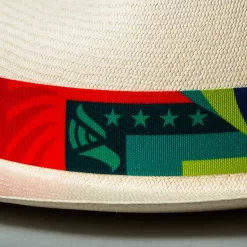 Montecristi Panama Hat FIFA Style Ribbon -Limited Edition World Cup 2026 Hat